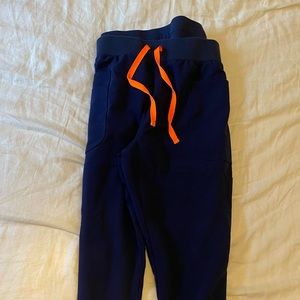 Figs Women’s Navy Nepal - Petite Slim Jogger Scrub Pants - XL